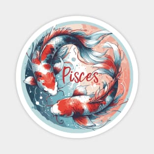 Pisces Zodiac Sign Magnet